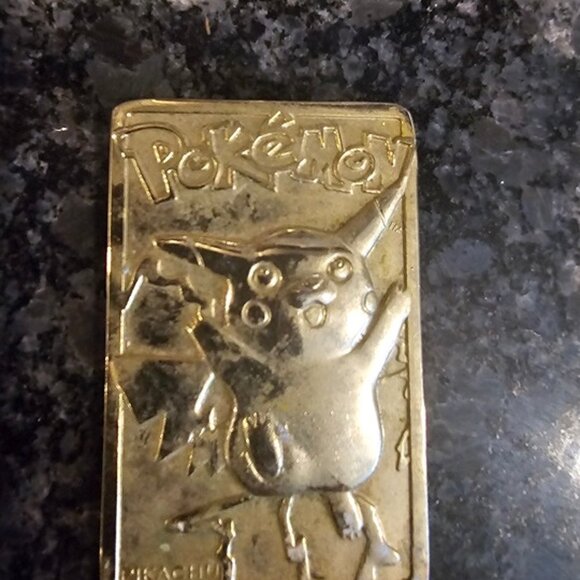 Pokemon Other - 1999 Pokémon Pikachu Gold Plated Card Burger King Promo Collector’s Edition